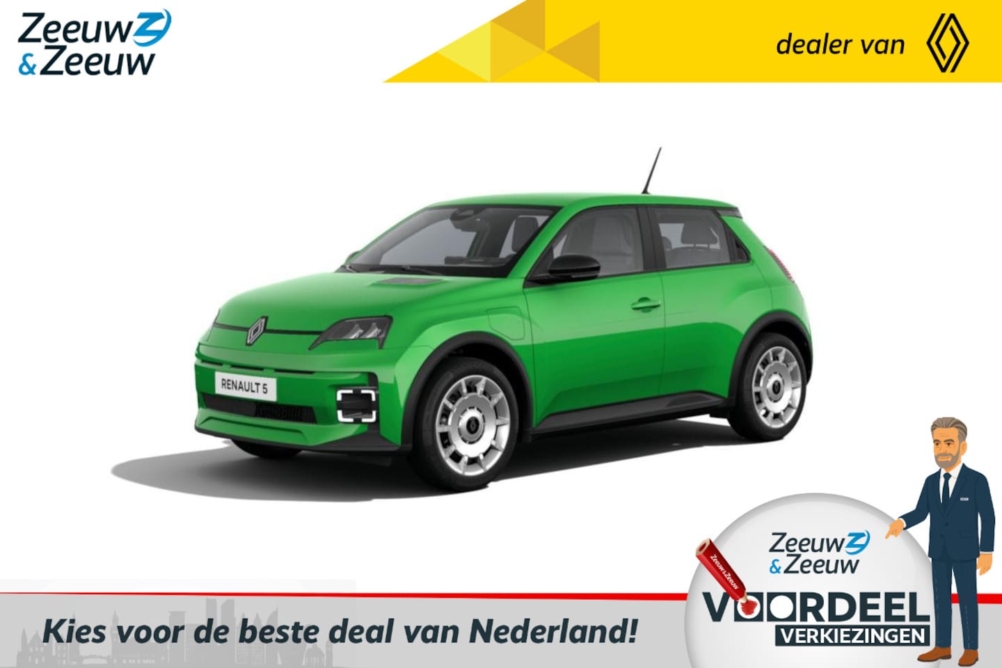 Renault 5 - urban range evolution 40 kWh | Auto van het Jaar 2025 | Nu leverbaar met €1500,- extra voo - AutoWereld.nl