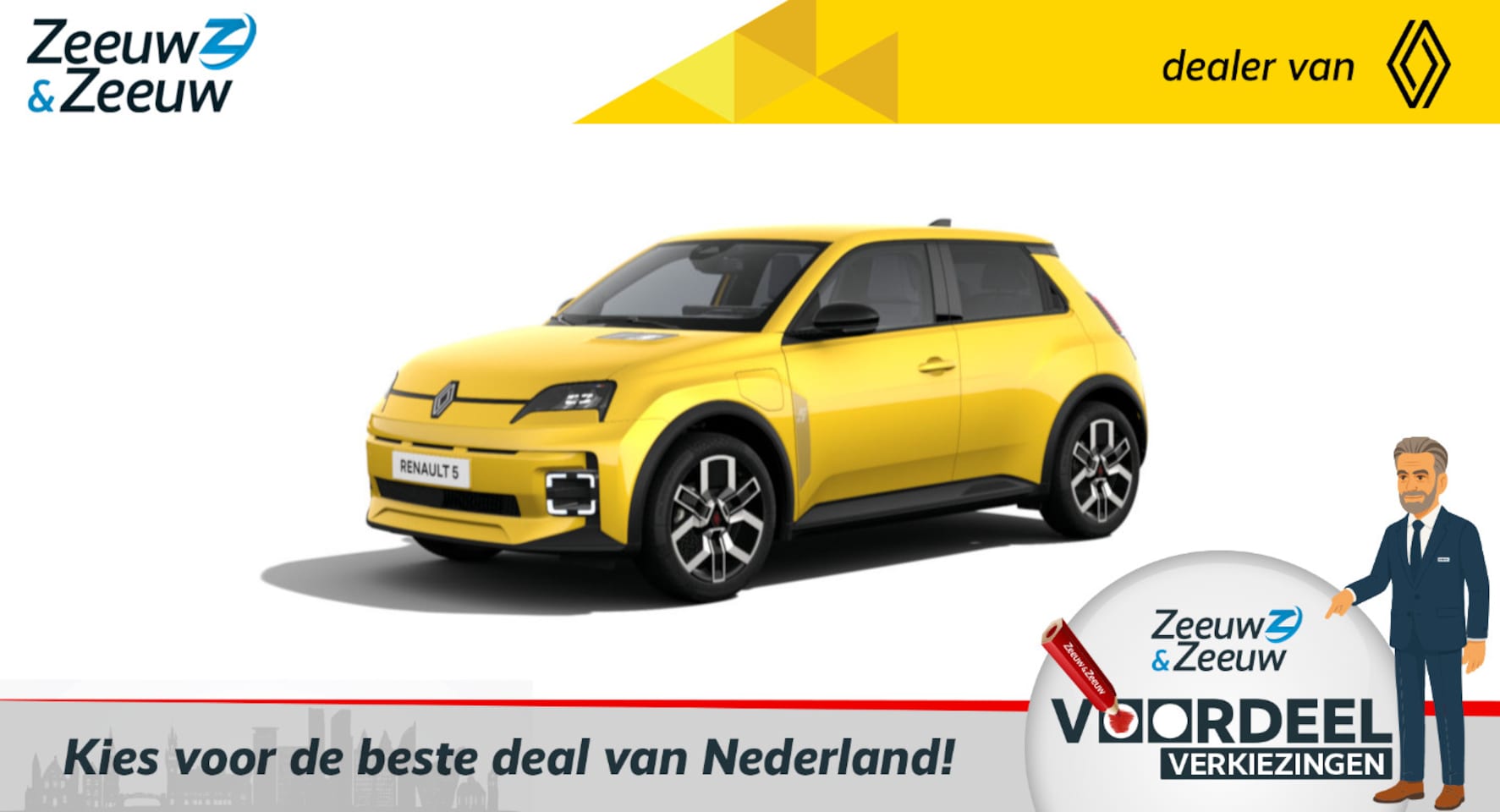 Renault 5 - (Z&Z Renault Private Lease actie v.a. € 424,-) Renault 5 Comfort Range Techno | Auto van h - AutoWereld.nl