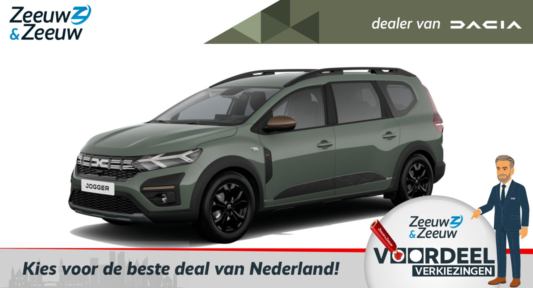 Dacia Jogger - (Z&Z Dacia Private Lease Actie v.a. € 489,-) TCe 110 Extreme 5p. | Wij maken graag een Pri - AutoWereld.nl