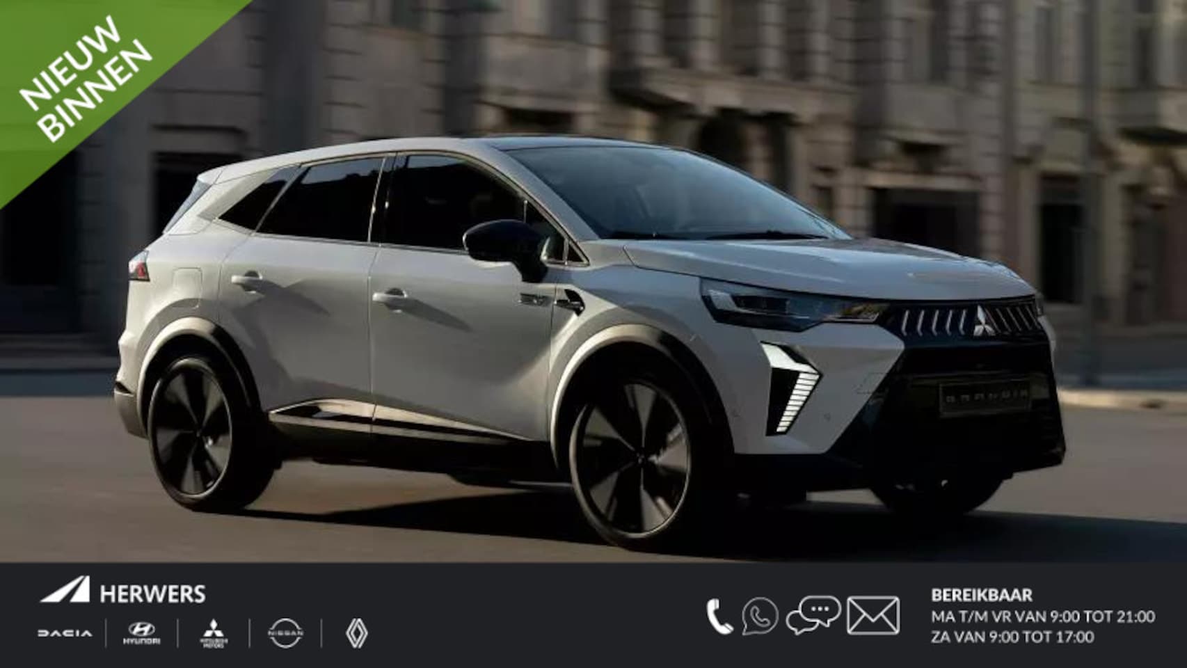 Mitsubishi Grandis - 1.8 HEV Intense / 1.000,- Euro Introductievoordeel / Nieuw Te Bestellen / Afbeeldingen Kun - AutoWereld.nl