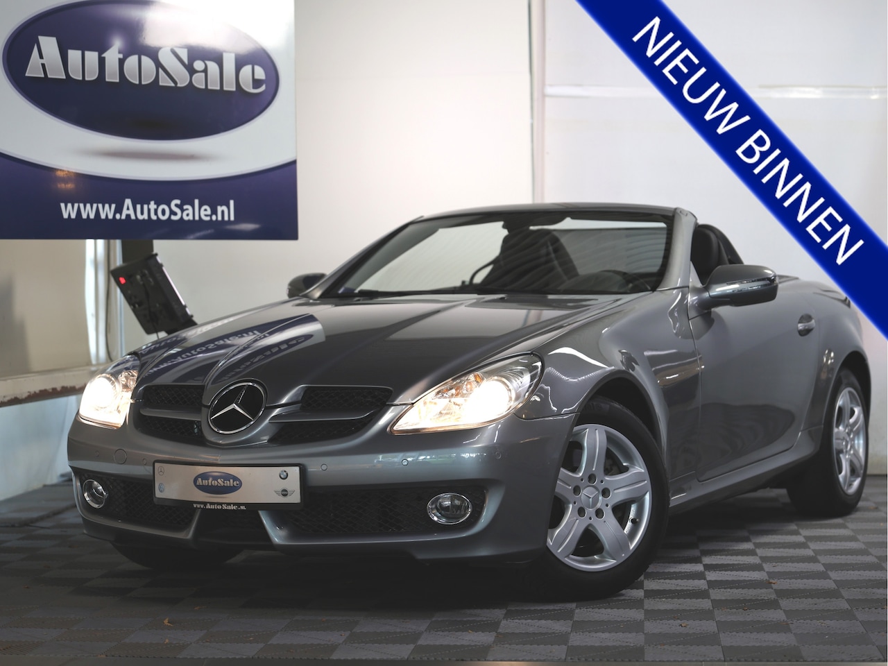 Mercedes-Benz SLK-klasse - 200 K. Prestige Plus 57.000 km ! Automaat Facelift 08 - AutoWereld.nl