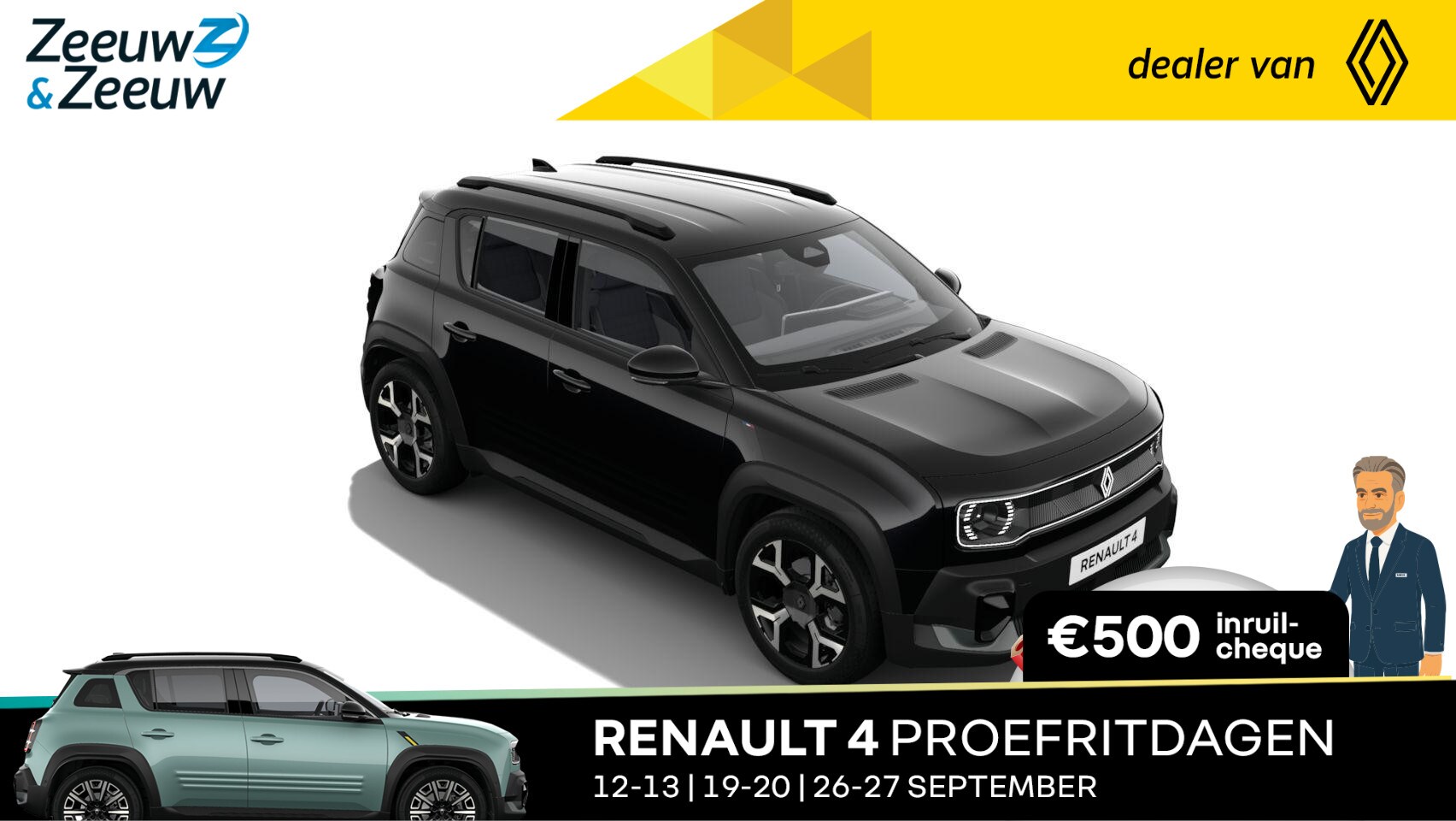 Renault 4 - comfort range techno 52 kWh | NIEUW TE BESTELLEN NU MET €1.000,- SALE & SALE KORTING!!! - AutoWereld.nl