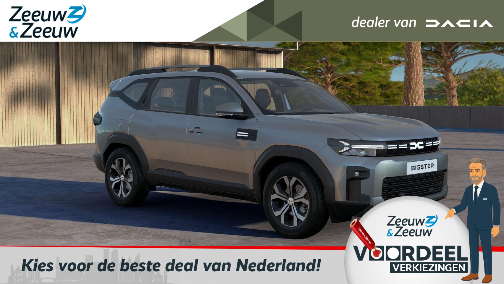 Dacia Bigster - 1.8 Hybrid 155 Expression HYBRIDE AUTOMAAT!!! VANAF NU TE BESTELLEN BIJ DACIA DEN HAAG! DE - AutoWereld.nl