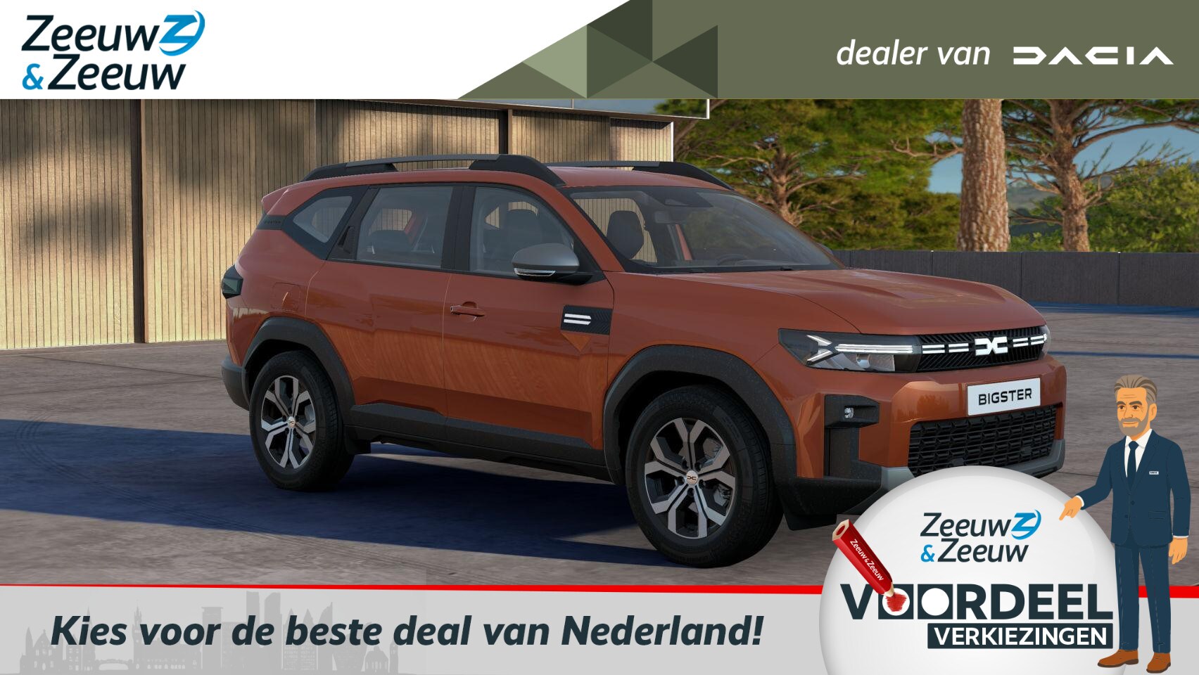 Dacia Bigster - 1.8 Hybrid 155 Expression HYBRIDE AUTOMAAT!!! VANAF NU TE BESTELLEN BIJ DACIA DEN HAAG! DE - AutoWereld.nl