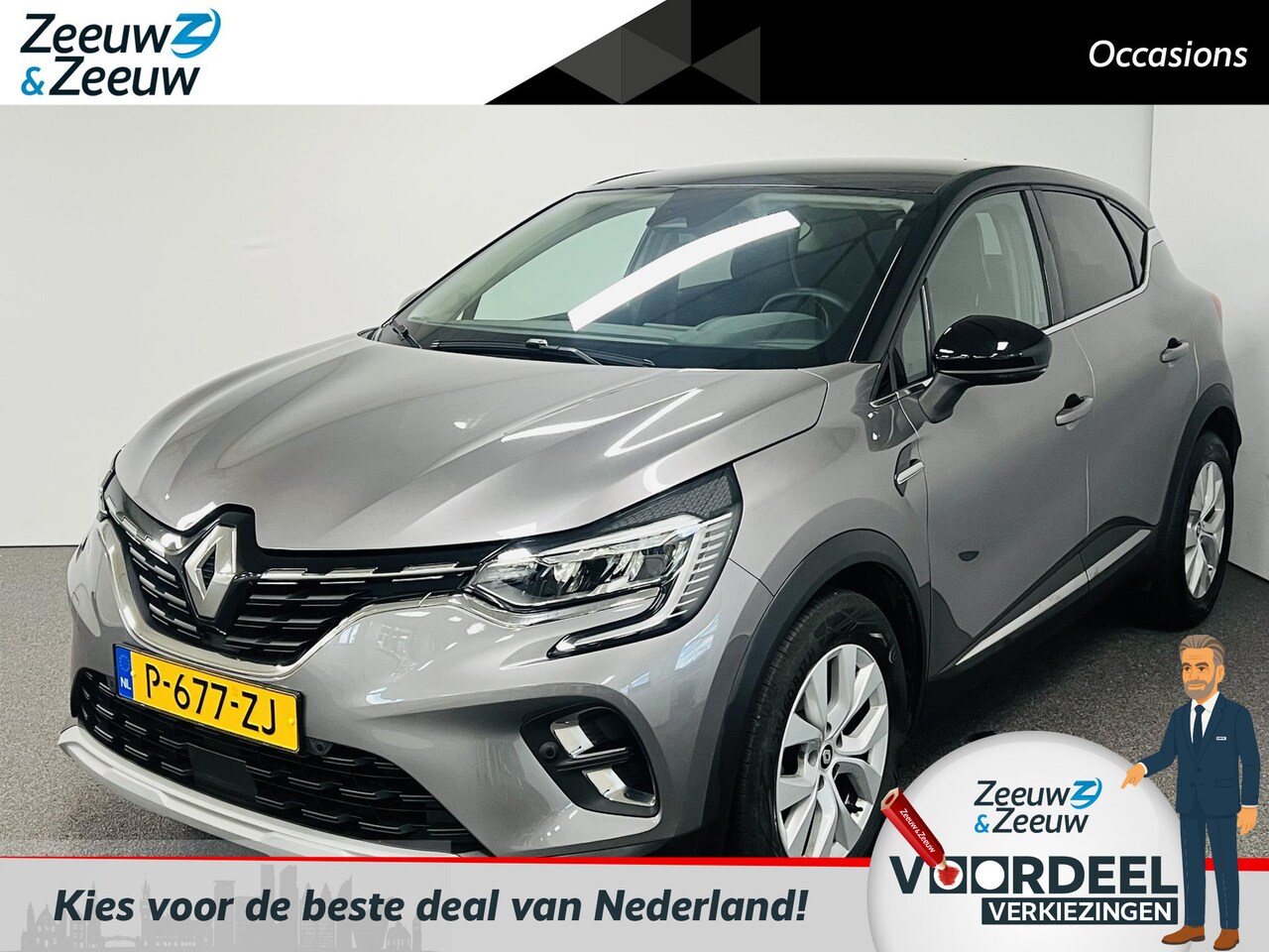 Renault Captur - 1.0 TCe 90 Intens GOEDKOOPSTE VAN NEDERLAND Navi airco camera parkeersensoren apple carpla - AutoWereld.nl