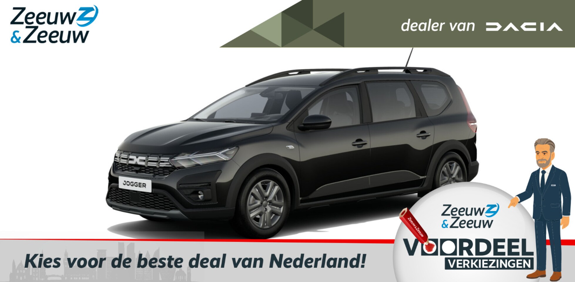 Dacia Jogger - TCe 110 Expression 5p. | UIT VOORRAAD LEVERBAAR MET €250,- KORTING - AutoWereld.nl