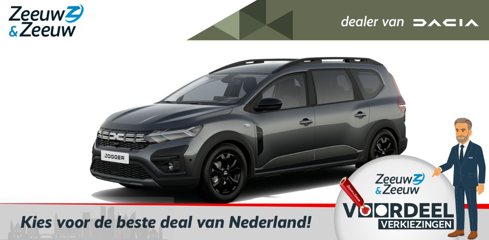 Dacia Jogger - TCe 110 Extreme 7p. | UIT VOORRAAD LEVERBAAR MET €250,- KORTING - AutoWereld.nl