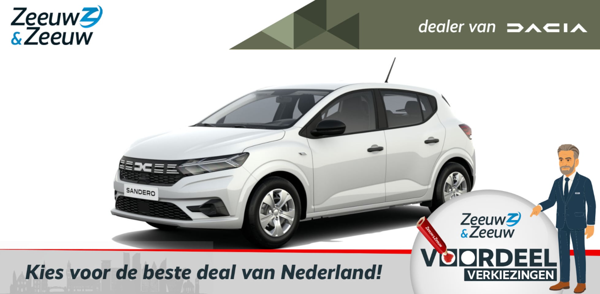 Dacia Sandero - TCe 100 ECO-G Essential | Nieuw te bestellen met €250,- korting | Gratis Verlengde garanti - AutoWereld.nl