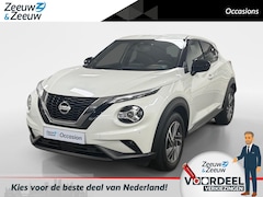 Nissan Juke - 1.0 DIG-T N-Connecta AUTOMAAT AIRCO NAVI CAMERA APPLE CARPLAY ANDROID AUTO HOGE INSTAP PAS