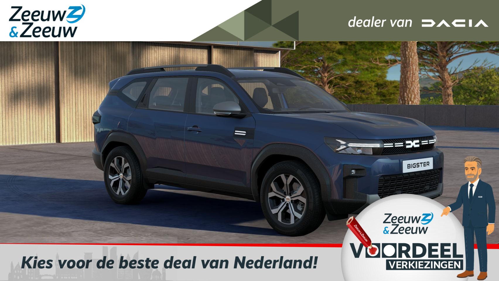Dacia Bigster - 1.8 Hybrid 155 Expression HYBRIDE AUTOMAAT!!! VANAF NU TE BESTELLEN BIJ DACIA DEN HAAG! DE - AutoWereld.nl