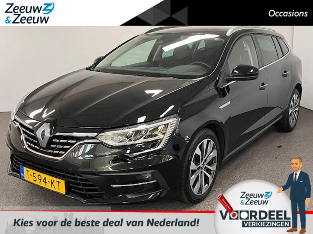 Renault Mégane Estate - 1.3 TCe 140 Techno GOEDKOOPSTE VAN NEDERLAND NETTE AUTO, LUXE UITVOERING, LAGE KM STAND - AutoWereld.nl