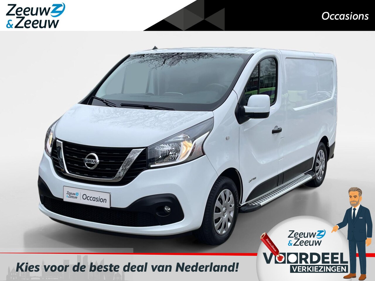 Nissan nv300 - 2.0 dCi 145 L1H1 Optima AUTOMAAT CAMERA AIRCO NAVI CRUISE CONTROLE 3STOELEN BLUETOOTH ORGI - AutoWereld.nl