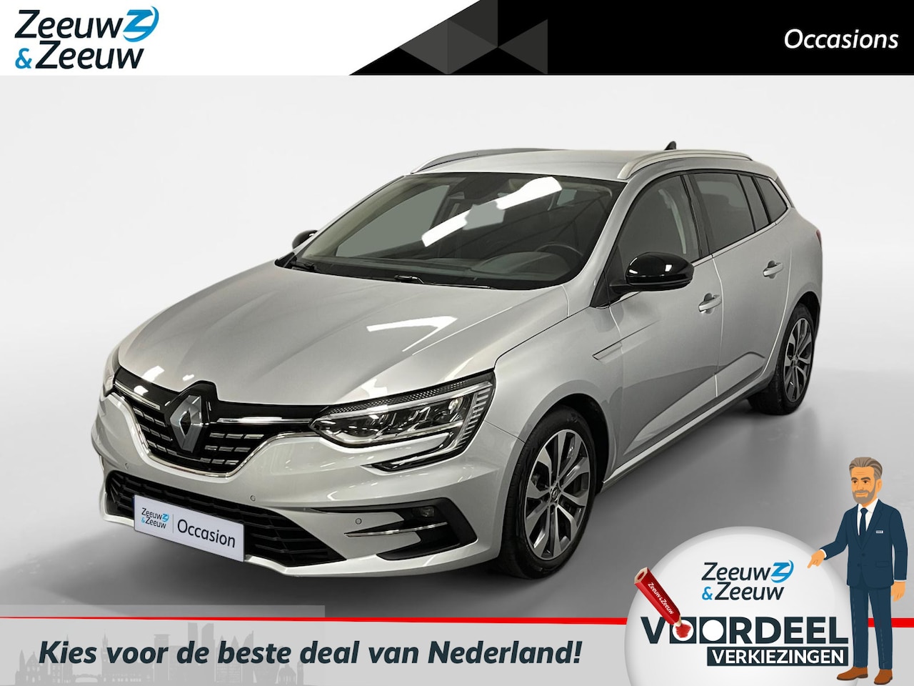 Renault Mégane Estate - 1.3 TCe 140 Techno AUTOMAAT NAVI CAMERA PARKEERSENSOREN CRUISE CONTROLE APPLE CARPLAY ANDR - AutoWereld.nl