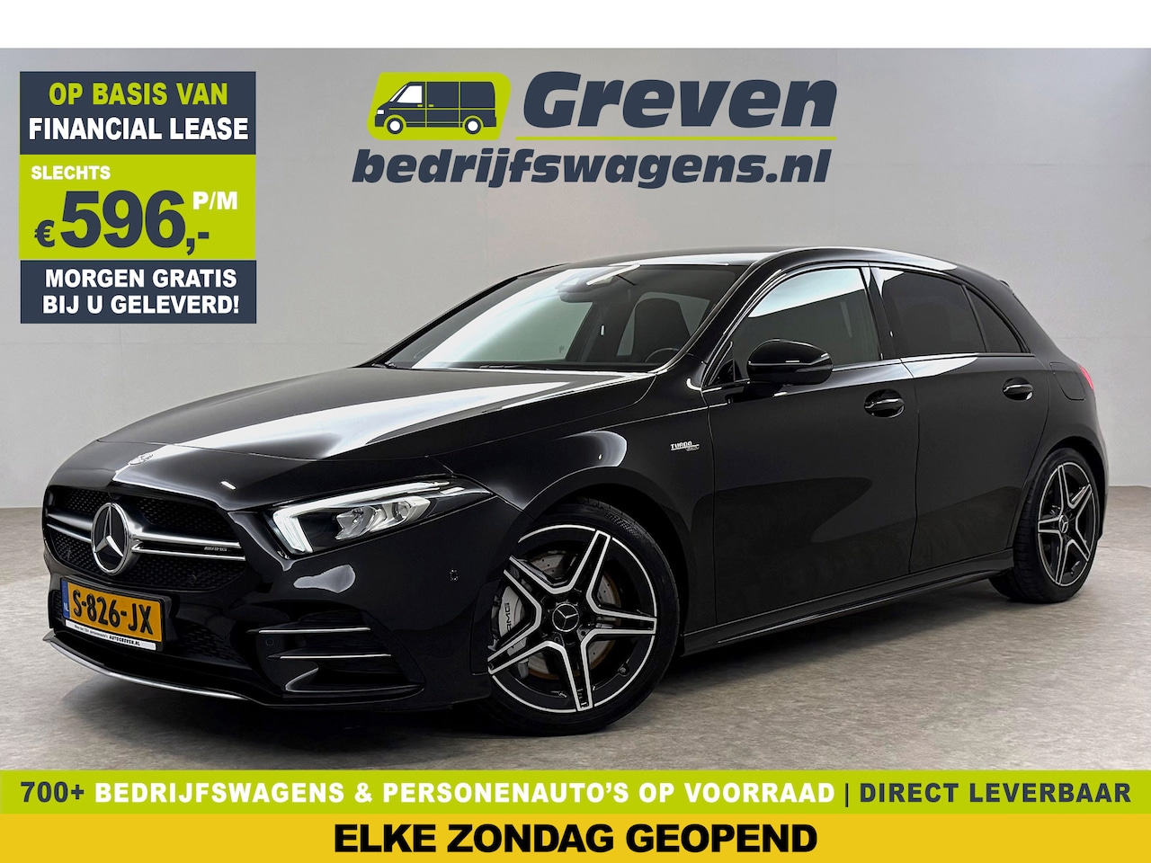 Mercedes-Benz A-klasse - AMG 35 4MATIC 306PK | Sfeerverl. | Virtual | Burmester | Sportstoelen | Camera | Carplay | - AutoWereld.nl