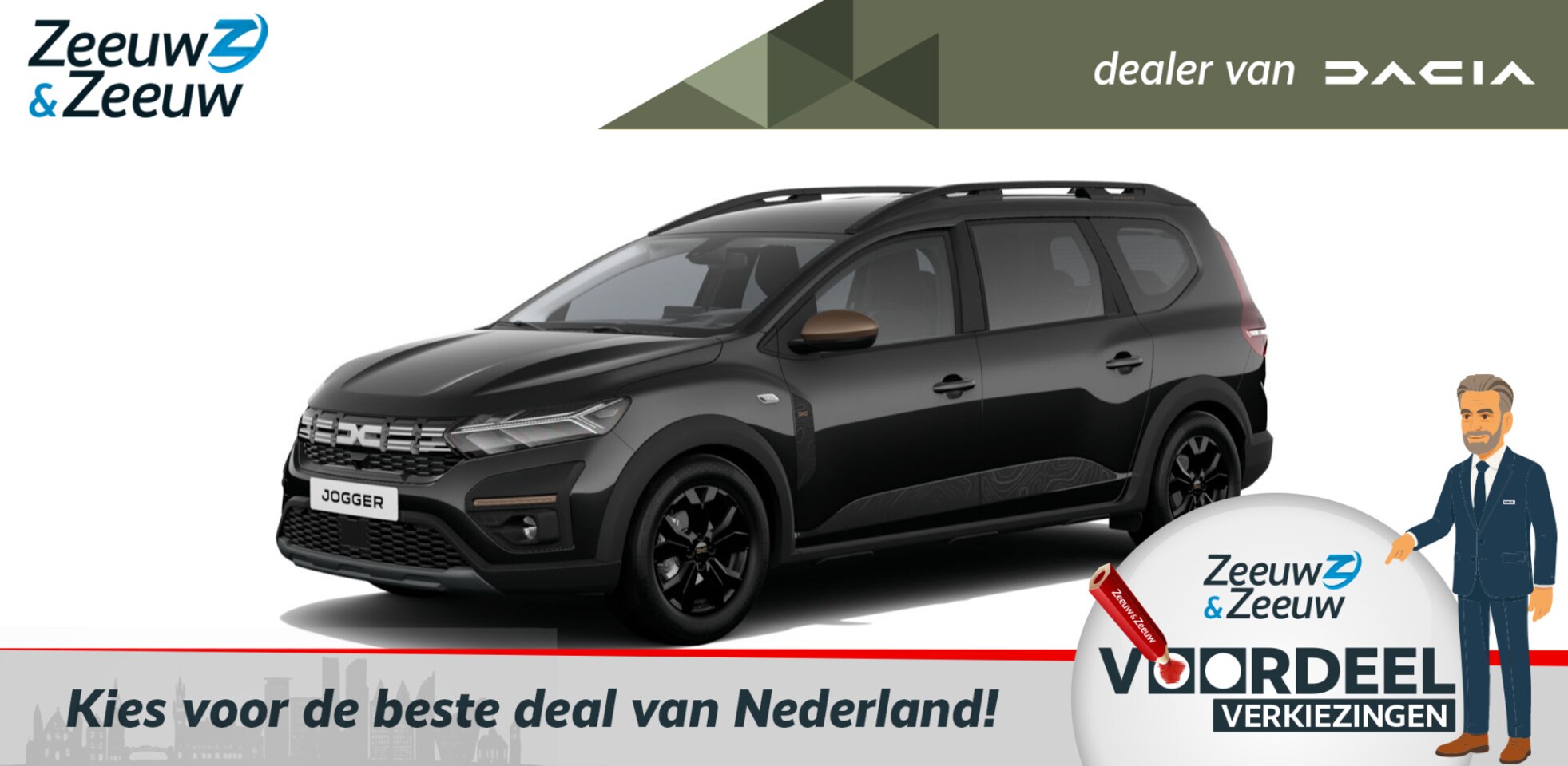 Dacia Jogger - 1.6 Hybrid 140 Extreme 7p. | Nieuw te bestellen met €250,- korting | Gratis Verlengde gara - AutoWereld.nl