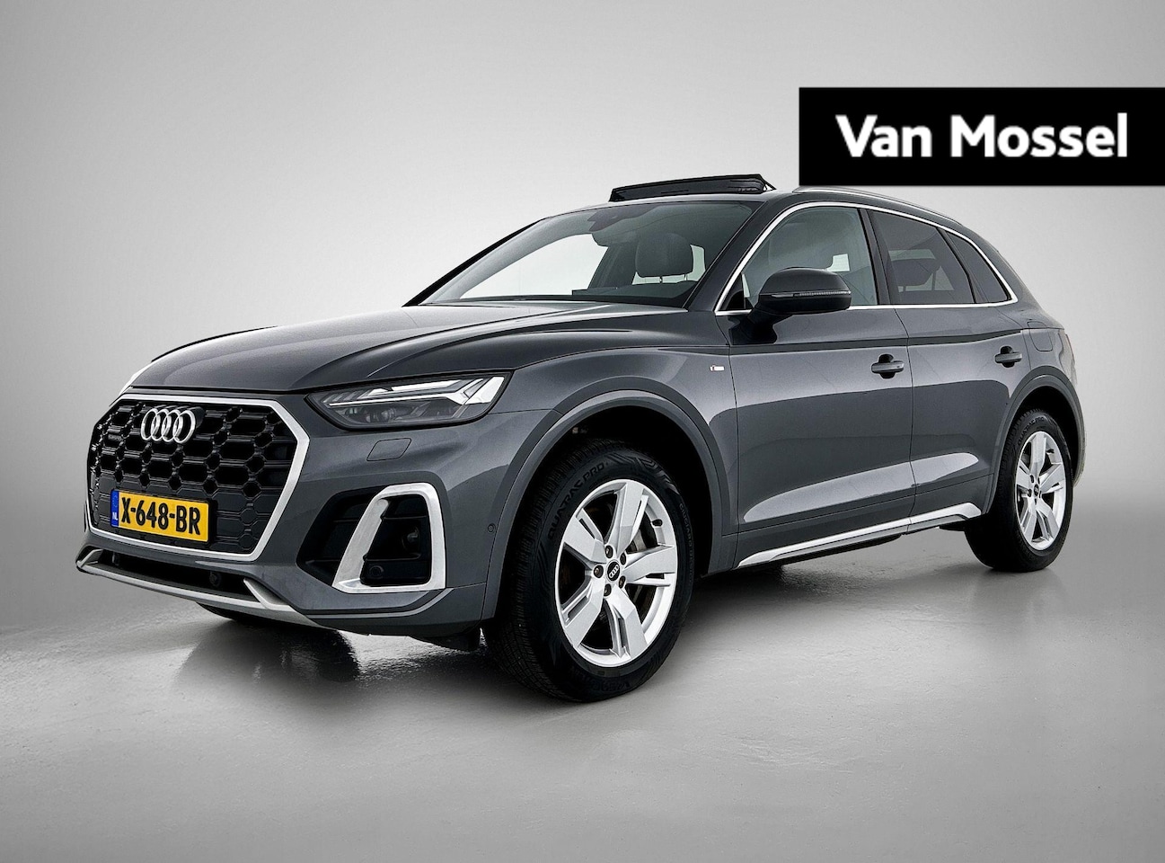 Audi Q5 - 55 TFSI e S edition 367 PK | S-line l Cruise control l Achteruitrijcamera l Panoramadak l - AutoWereld.nl