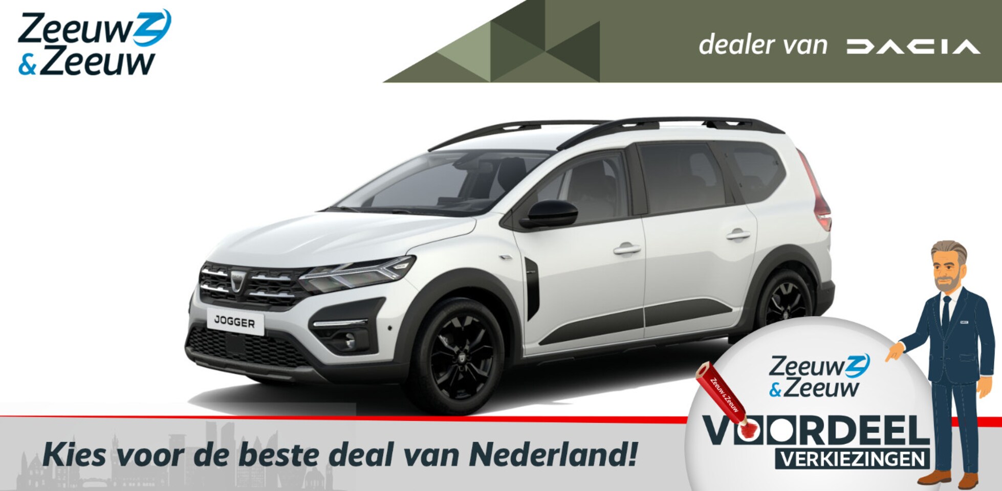 Dacia Jogger - TCe 110 Extreme 7-zits | UIT VOORRAAD LEVERBAAR MET €250,- KORTING - AutoWereld.nl