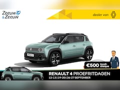 Renault 4 - 4 comfort range techno 52 kWh | Nieuw te bestellen | € 1000, - Introductiekorting | Adapti