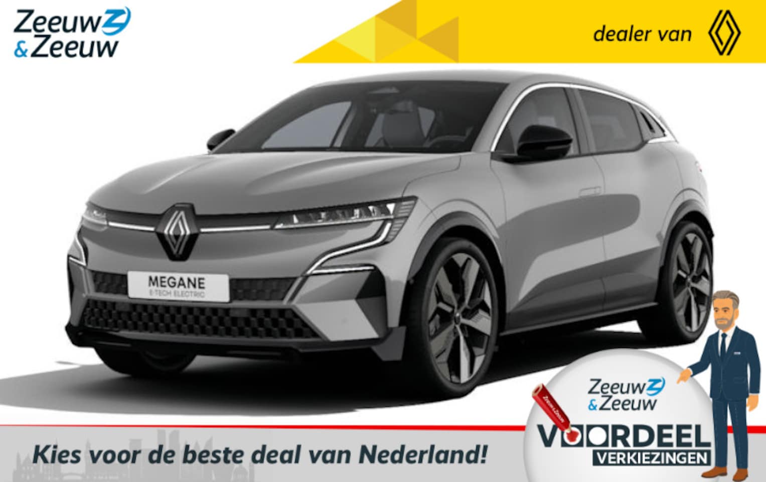 Renault Mégane E-Tech - comfort range techno 60 kWh | Nu uit voorraad leverbaar met € 3000,- EXTRA voorraad kortin - AutoWereld.nl