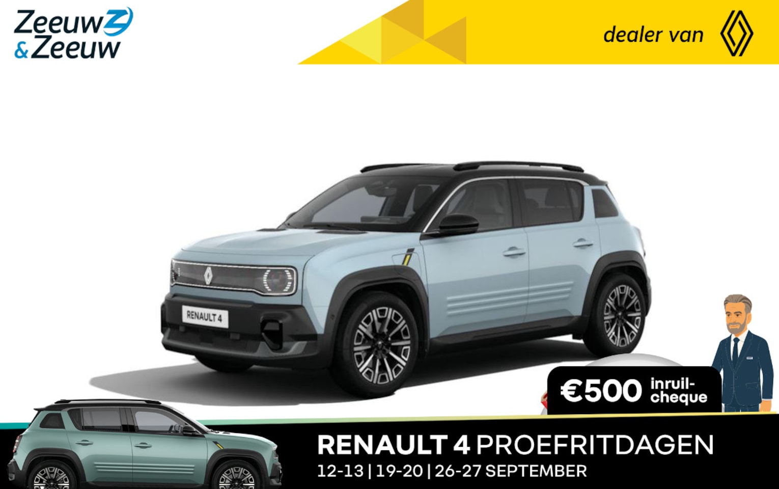 Renault 4 - comfort range iconic 52 kWh | Nieuw te bestellen | €1000,- introductiekorting | Verwarmbar - AutoWereld.nl