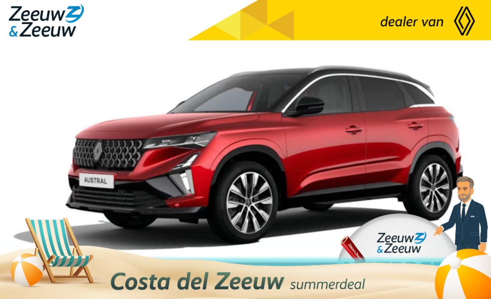 Renault Austral - 1.2 E-Tech full hybrid 200 techno | NIEUW TE BESTELLEN | - AutoWereld.nl