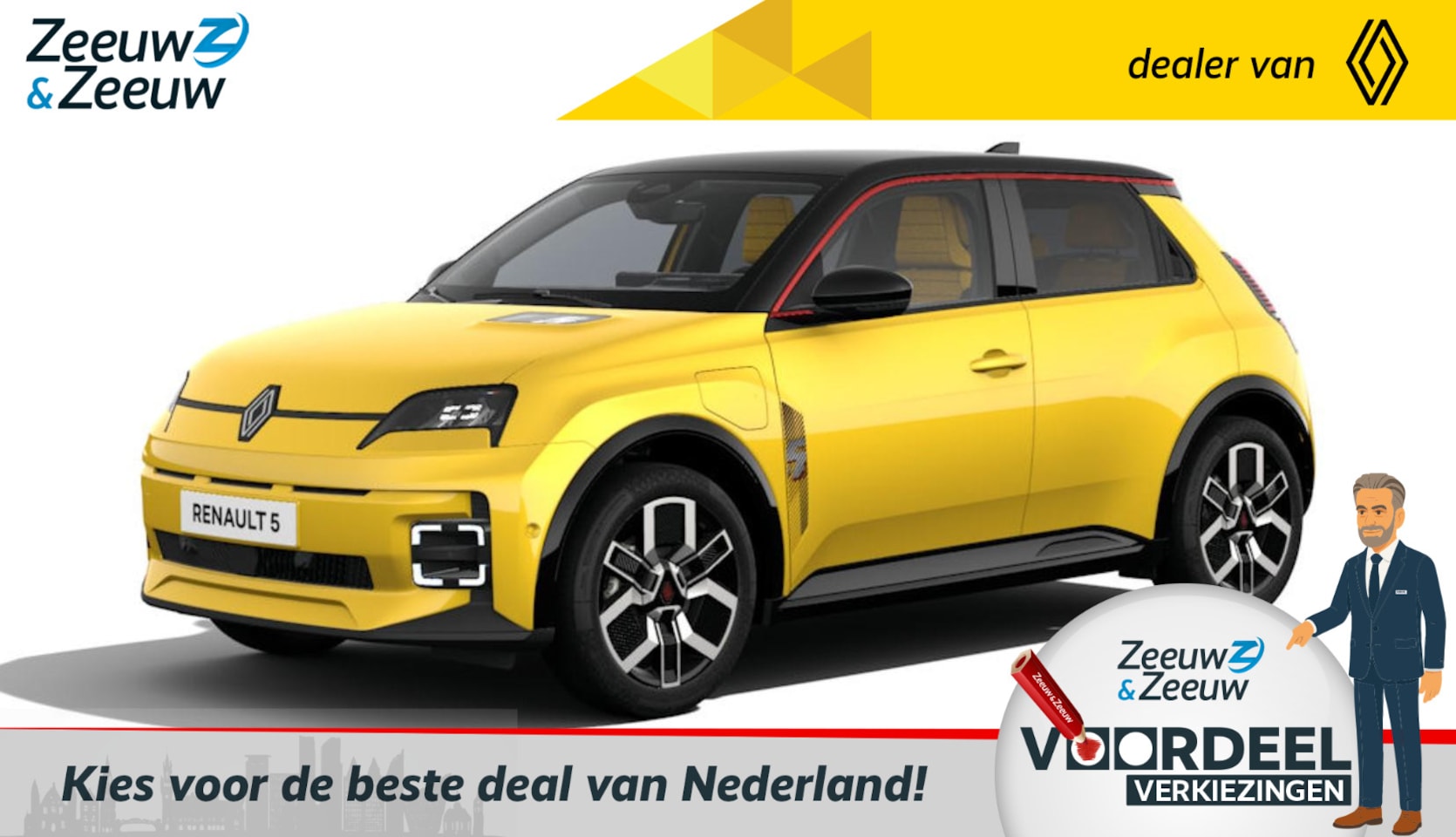 Renault 5 - Urban Range Iconic Cinq 120 PK Nu uit voorraad leverbaar met € 2.000,- korting ! | | Pack - AutoWereld.nl