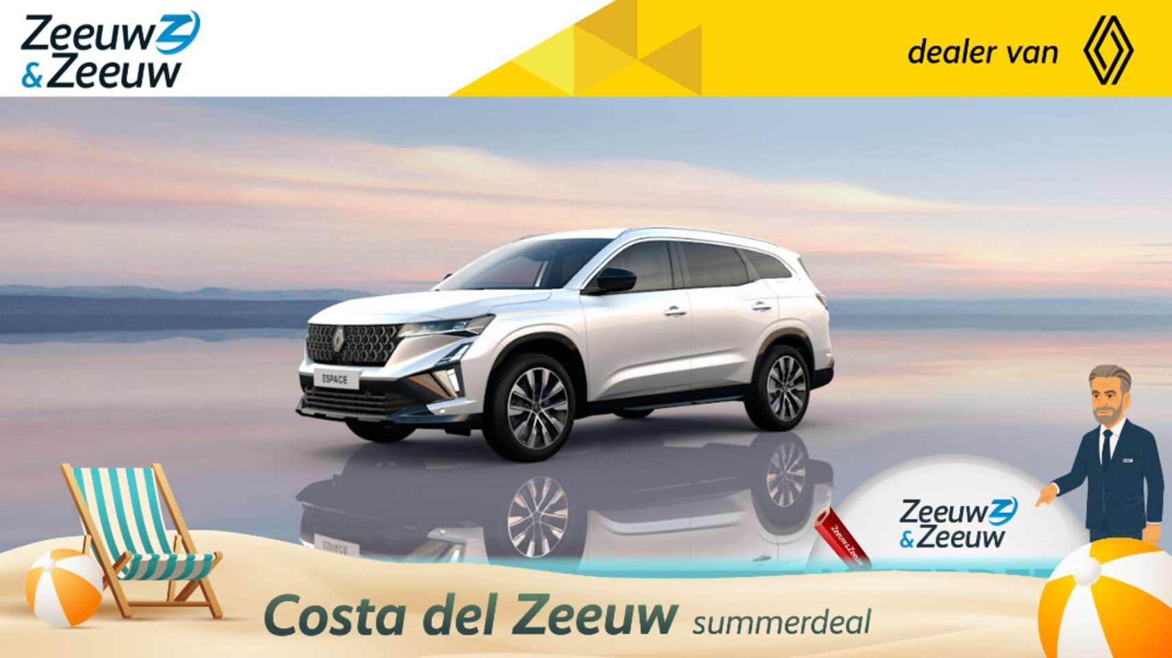Renault Espace - E-Tech full hybrid 200 techno 7p. * NIEUW MODEL, NU TE BESTELLEN * NU € 2.000,- KORTING * - AutoWereld.nl