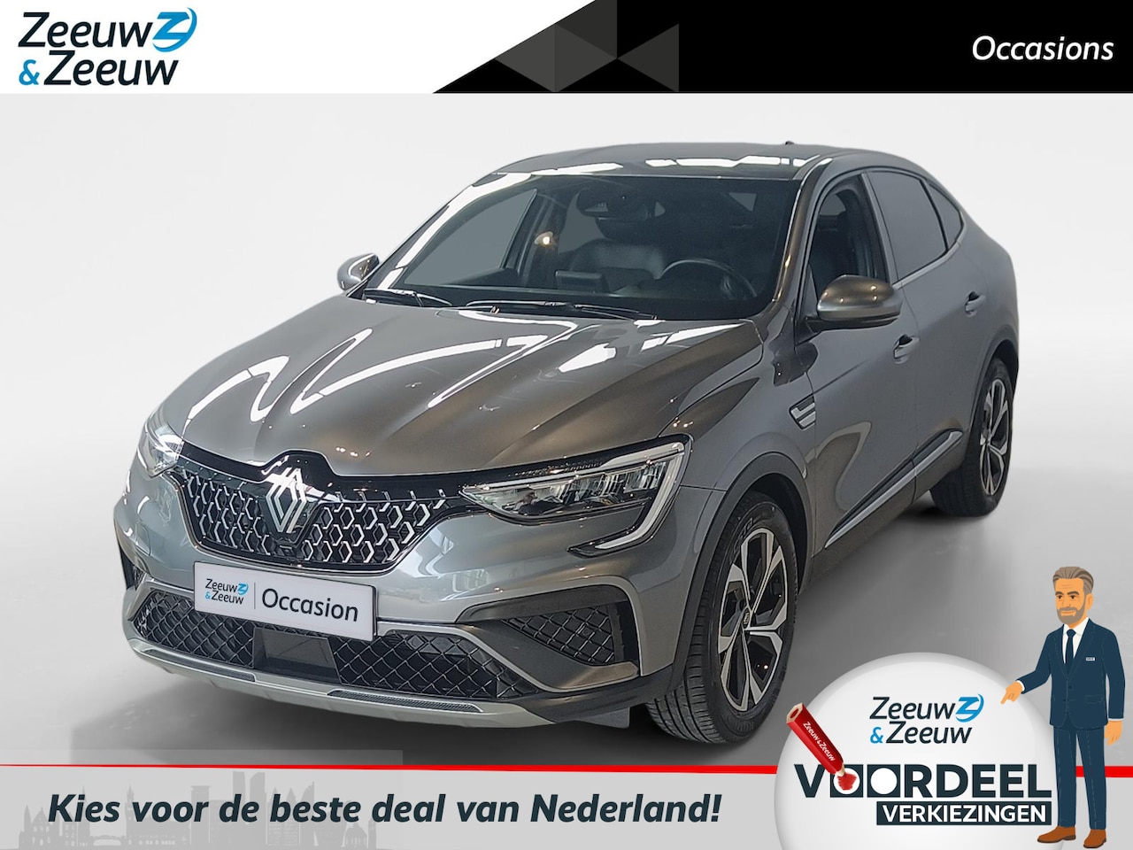 Renault Arkana - 1.6 E-Tech full hybrid 145 techno *Automaat*Navi+Camera*Cruise Control*Climate Control*ETC - AutoWereld.nl