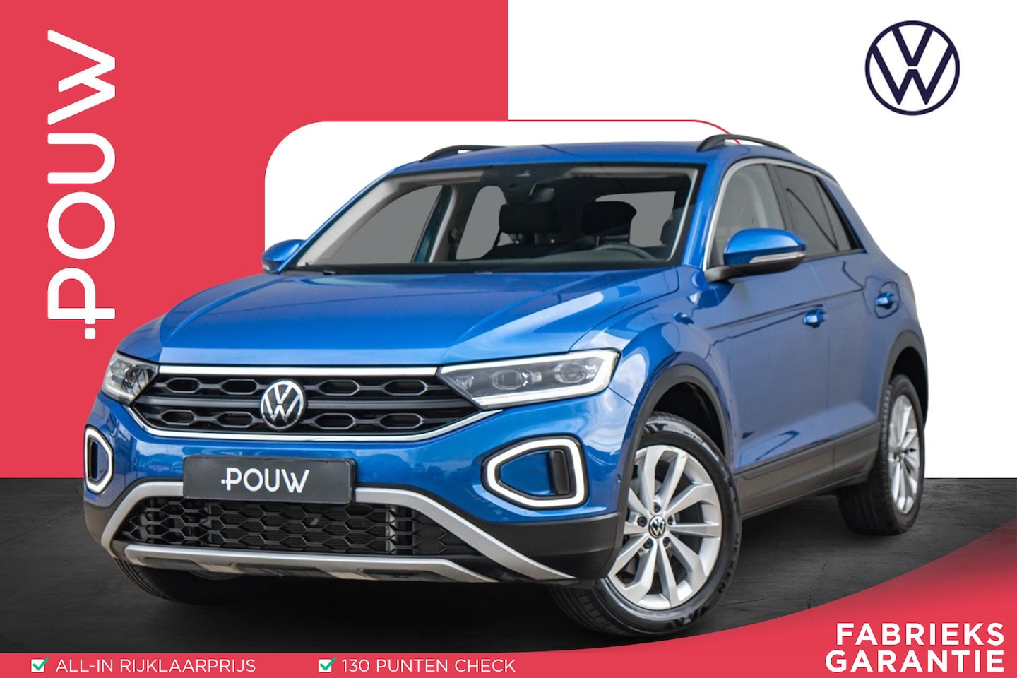 Volkswagen T-Roc - 1.5 TSI 150pk DSG Life | Parkeersensoren | Adaptive Cruise | LED Verlichting | 17'' LMV - AutoWereld.nl