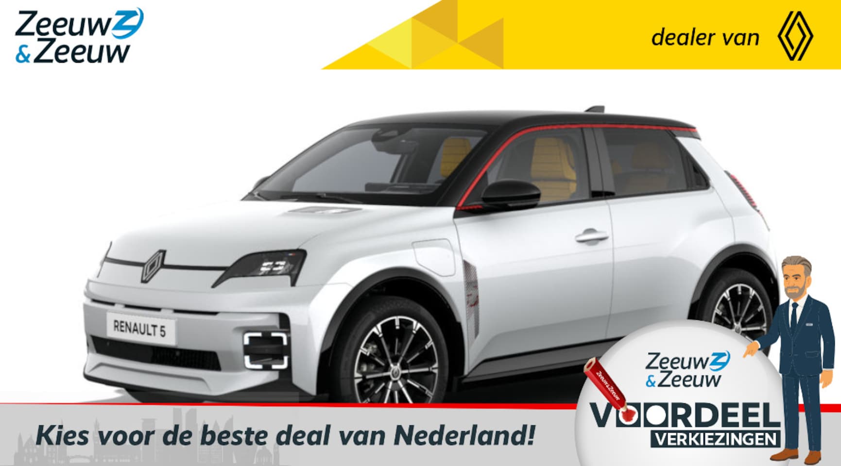 Renault 5 - comfort range iconic cinq 52 kWh Uit voorraad leverbaar op = op - AutoWereld.nl