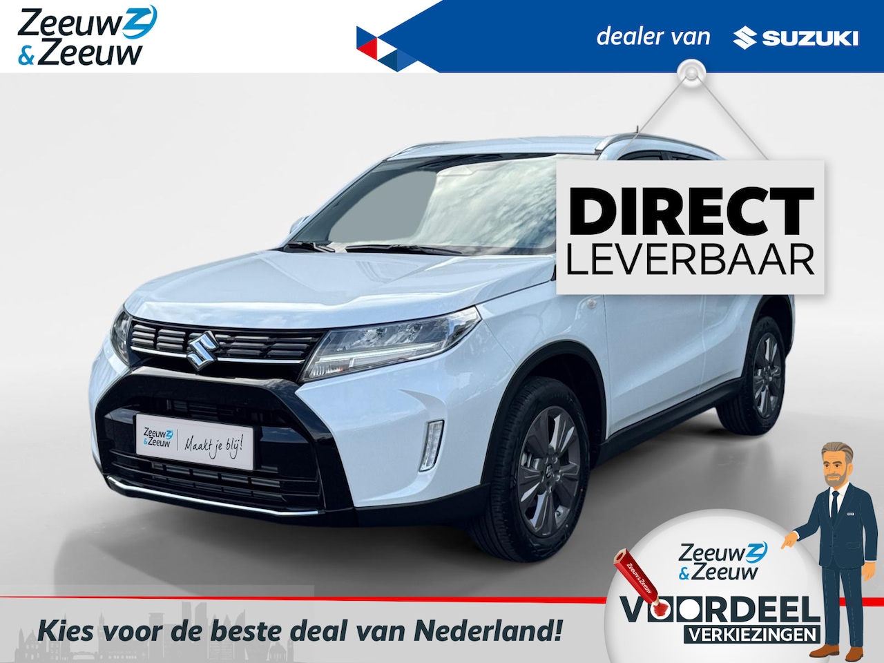 Suzuki Vitara - 1.4 Select | Nog 1 op voorraad! | Laatste kans 1500 kg trekgewicht | - AutoWereld.nl
