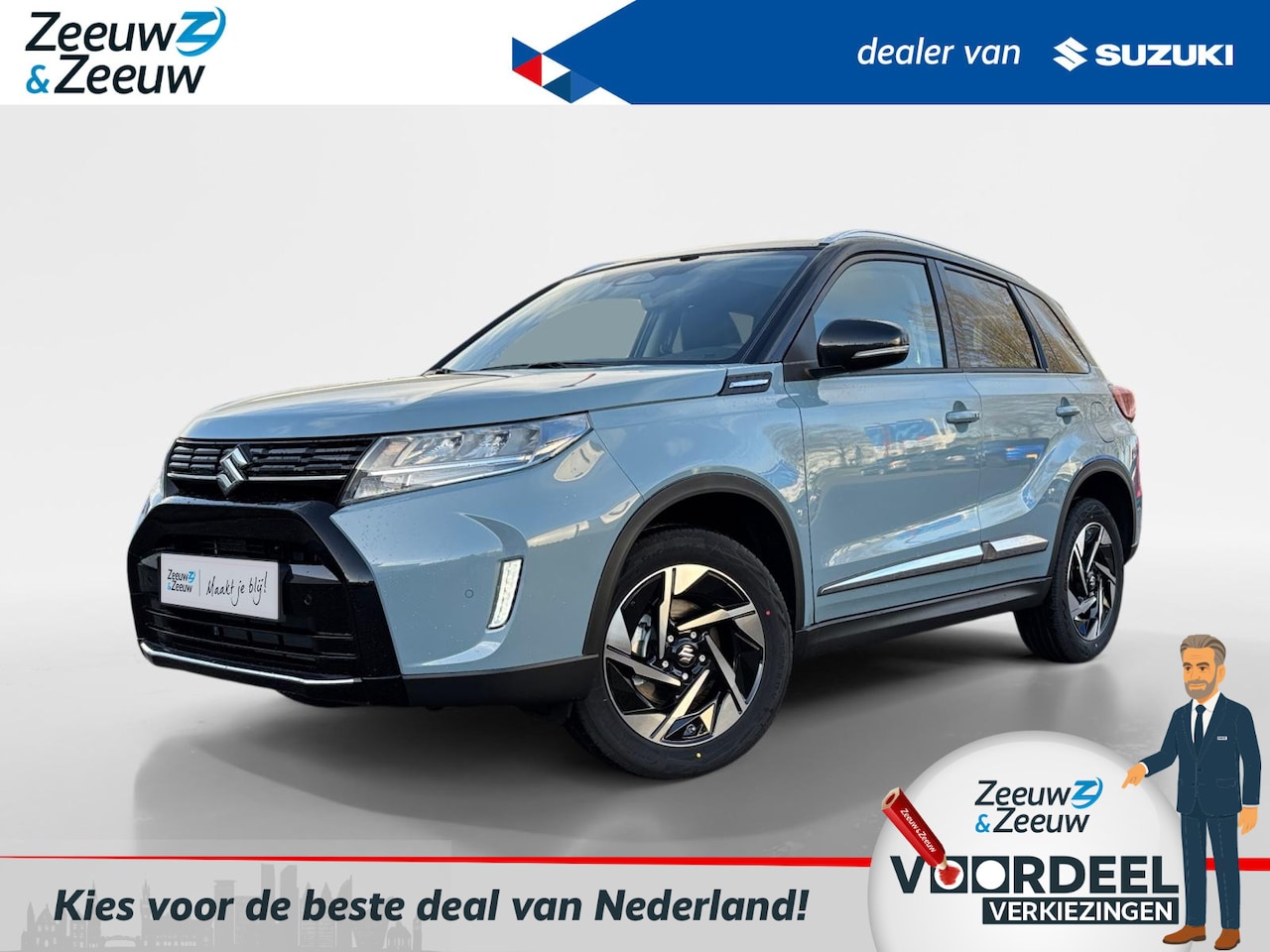 Suzuki Vitara - 1.4 Hybrid Style | €2.500.- korting | Navigatie | Achteruit rij camera | Stoelverwarming | - AutoWereld.nl