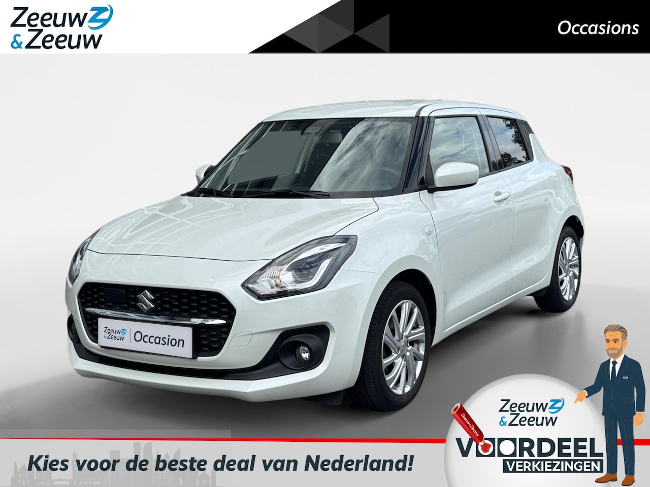 Suzuki Swift - 1.2 Select Smart Hybrid | 1e eigenaar | Carplay | Camera | Stoelverw. | - AutoWereld.nl