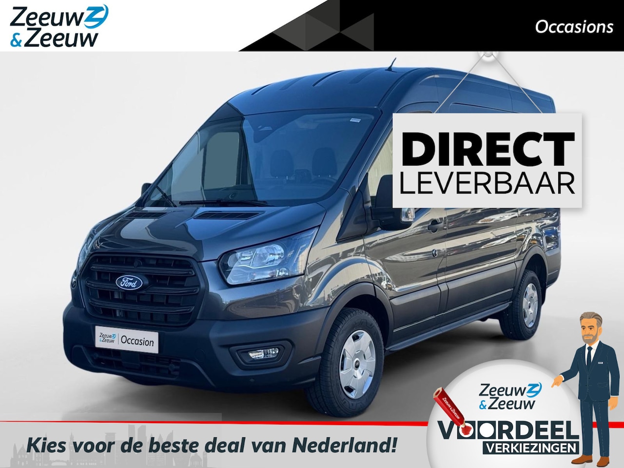 Ford Transit - 350 2.0 TDCI L2H2 Trend | Trekhaak | Voorruitverwarming | Camera | Carplay | - AutoWereld.nl