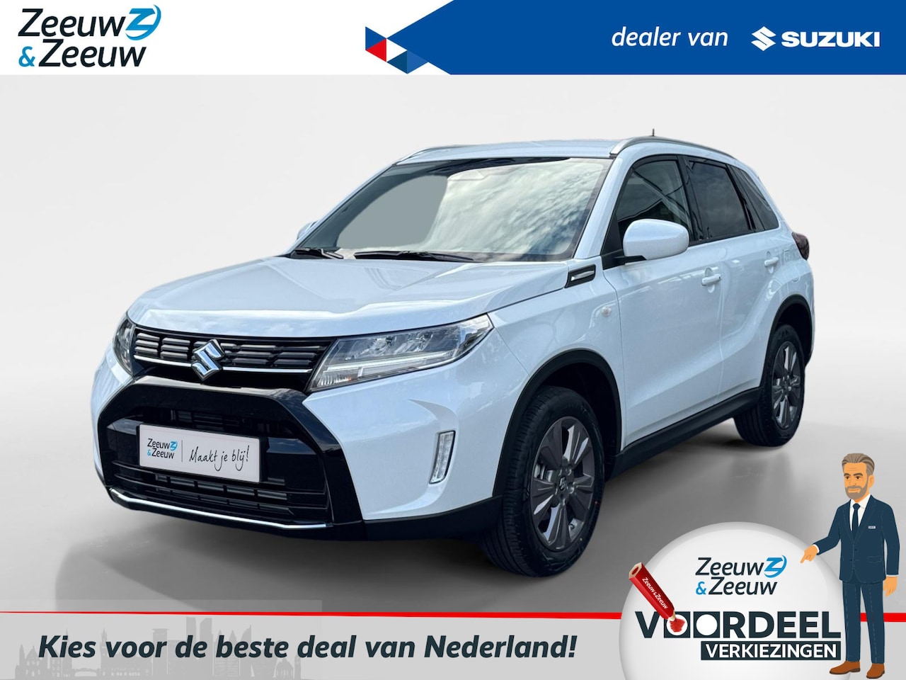 Suzuki Vitara - 1.4 Boosterjet Comfort Smart Hybrid | €2.500.- korting | Climate control | Smart entry | N - AutoWereld.nl