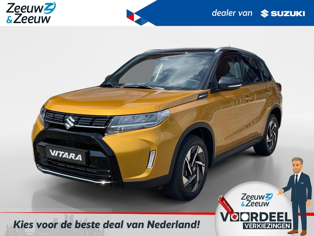 Suzuki Vitara - 1.4 Boosterjet Style Hybrid automaat | €1500.- korting | Hoge instap | Navigatie | Achteru - AutoWereld.nl