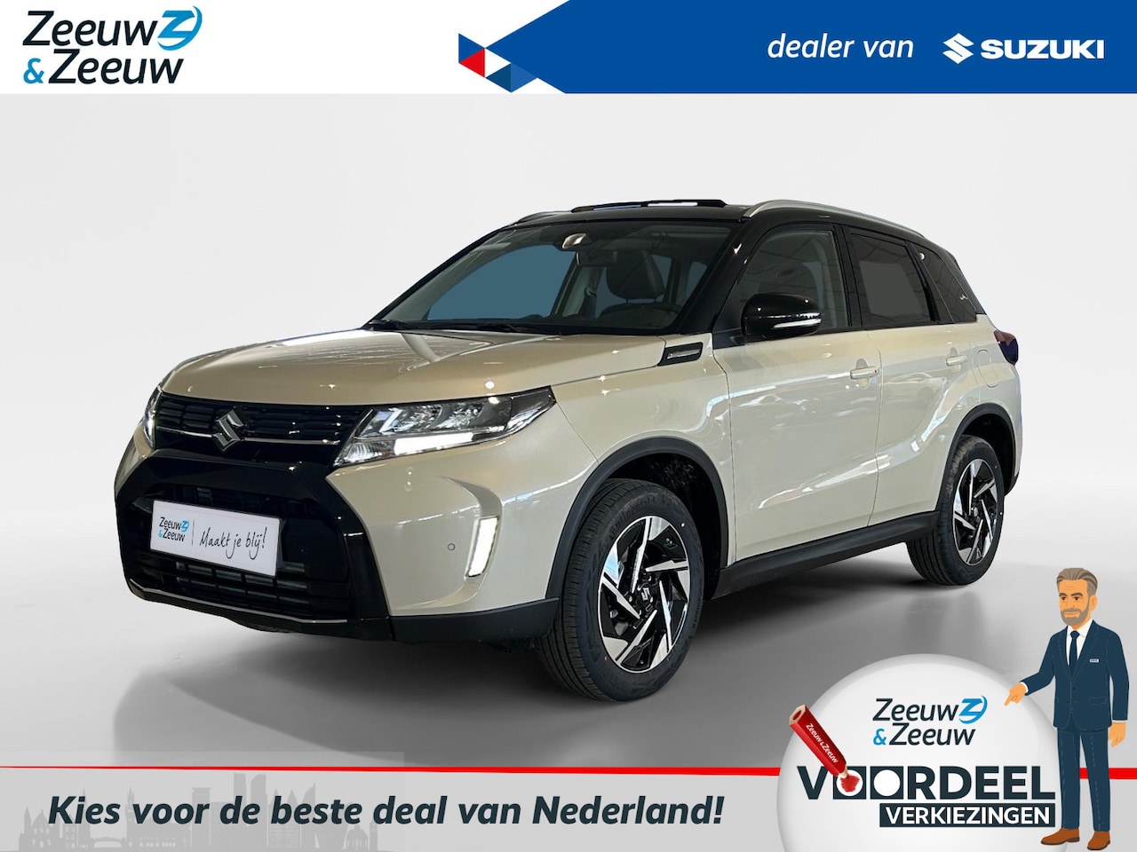 Suzuki Vitara - 1.4 Boosterjet Style Smart Hybrid | €2.500.- korting | Navigatie | Achteruit rij camera | - AutoWereld.nl