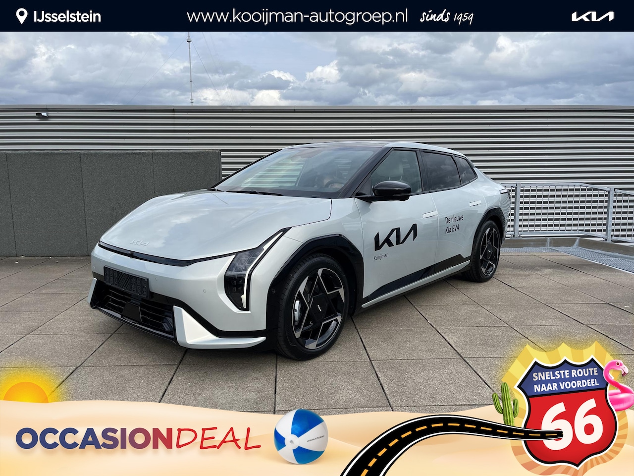Kia EV4 Fastback - GT-PlusLine 81.4 kWh Nu in de Showrrom in IJsselstein / EV4  vanaf € 44595,-* - AutoWereld.nl