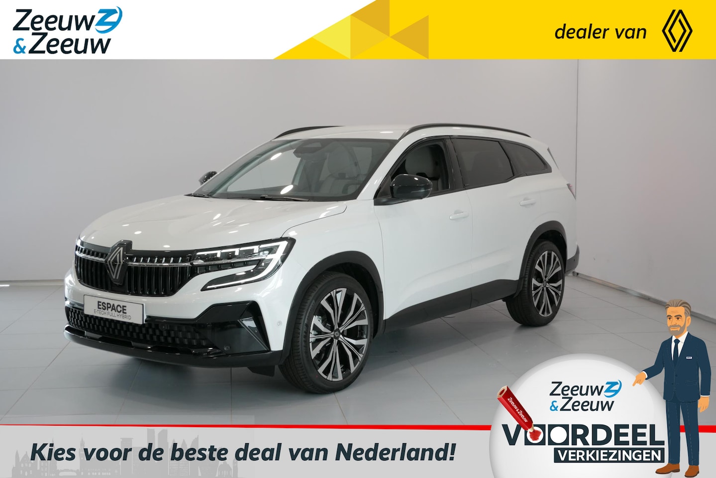 Renault Espace - E-Tech full hybrid 200 iconic 7p. Renault Espace E-Tech Hybrid 200 iconic 7p. Uit voorraad - AutoWereld.nl