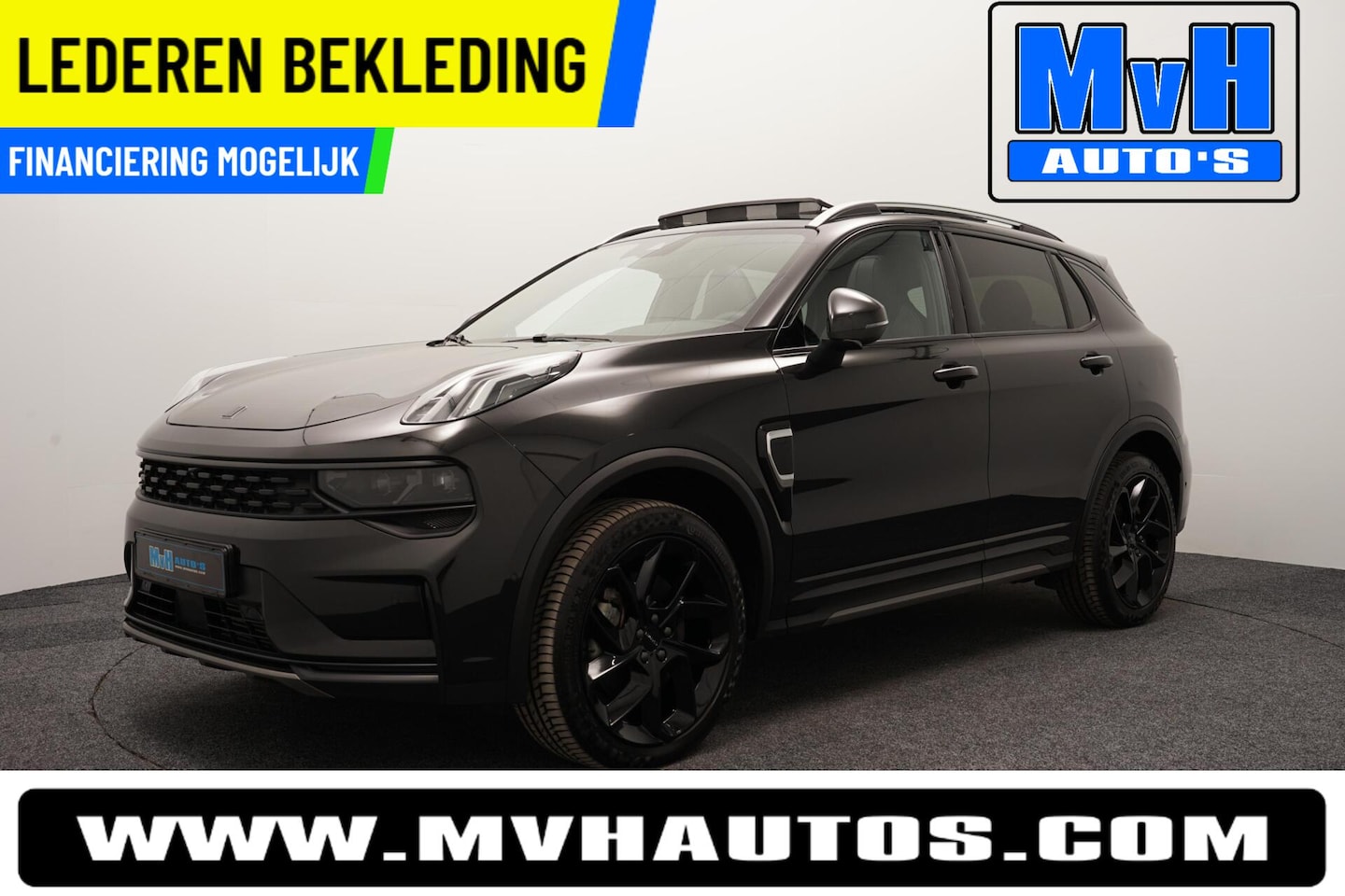 Lynk & Co 01 - 1.5 Hybride|LEER|FULL BLACK XXL|TREKHAAK|NAP - AutoWereld.nl