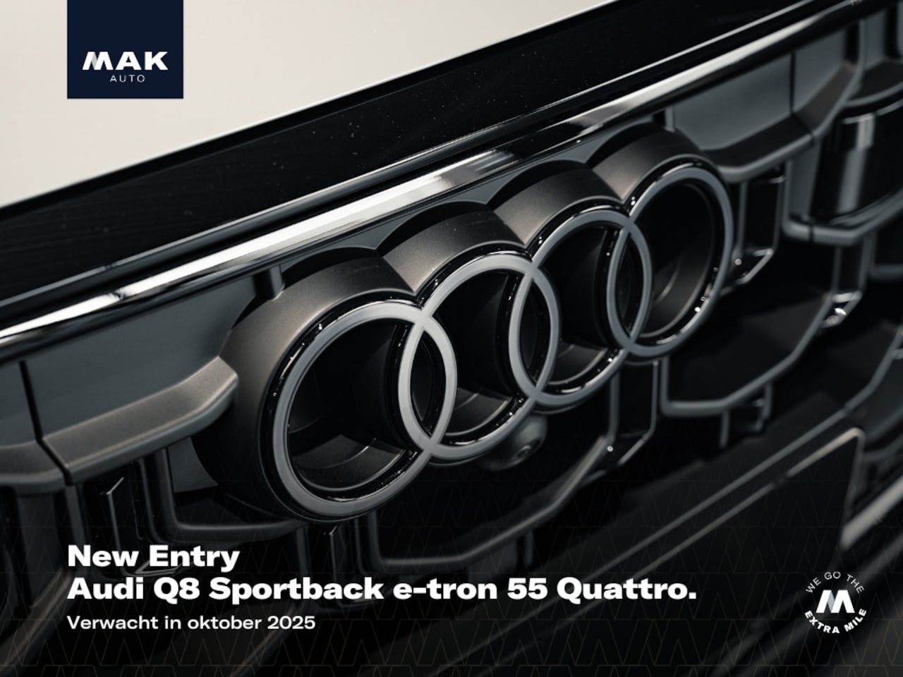 Audi Q8 Sportback e-tron - 55 Quattro S Edition, pano, 21", luchtv., memory, HUD, keyless, ACC, privacy - AutoWereld.nl