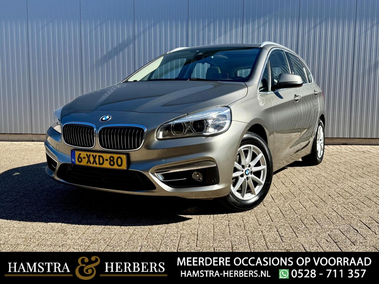 BMW 2-serie Active Tourer - 218i High Executive grijs - AutoWereld.nl