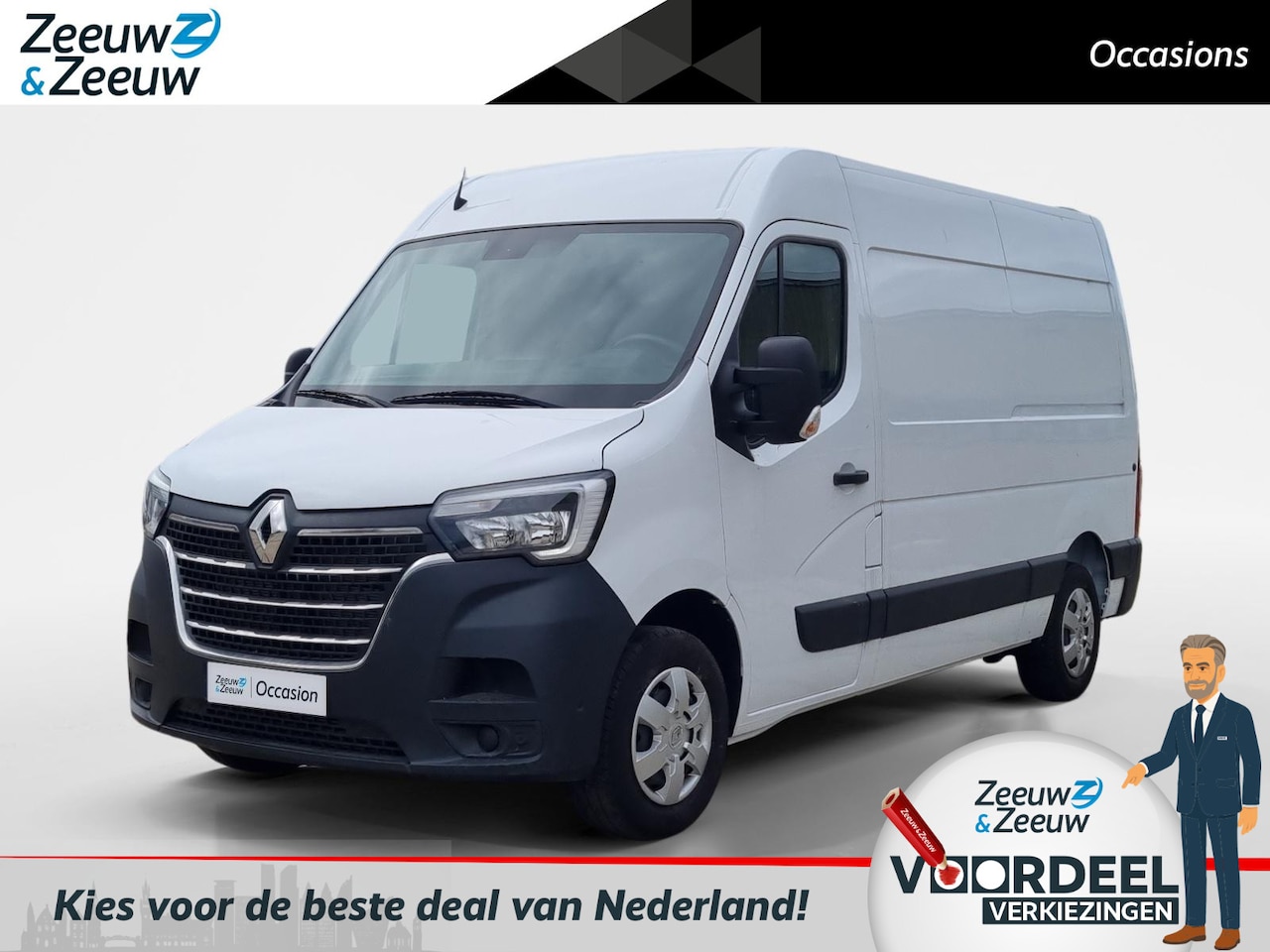 Renault Master - T33 2.3 dCi 135 L2H2 Work Edition * Achteruit Camera * Cruise Control * Trekhaak * Parkeer - AutoWereld.nl