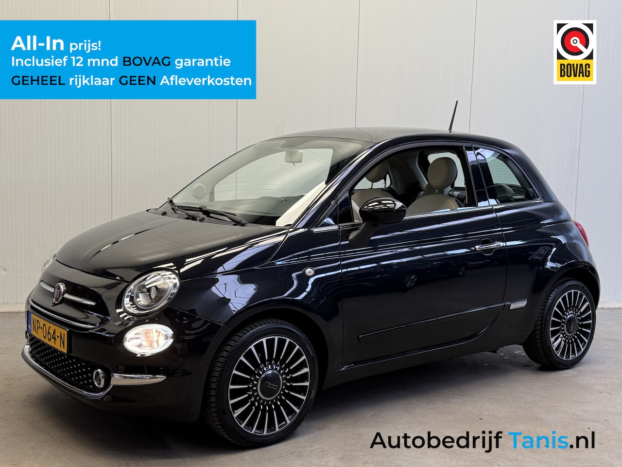 Fiat 500 - 1.2 Lounge PANORAMADAK-AIRCO/ECC-LMV - AutoWereld.nl