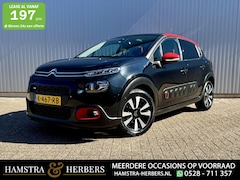 Citroën C3 - 1.2 PureTech S&S Shine zwart