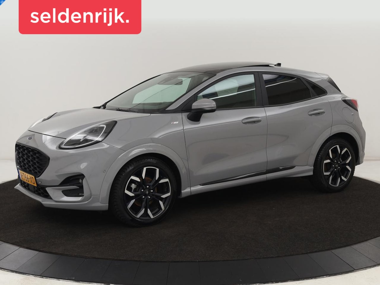 Ford Puma - 1.0 EcoBoost Hybrid ST-Line X | Panoramadak | Half leder | Adaptive cruise | Camera | Navi - AutoWereld.nl
