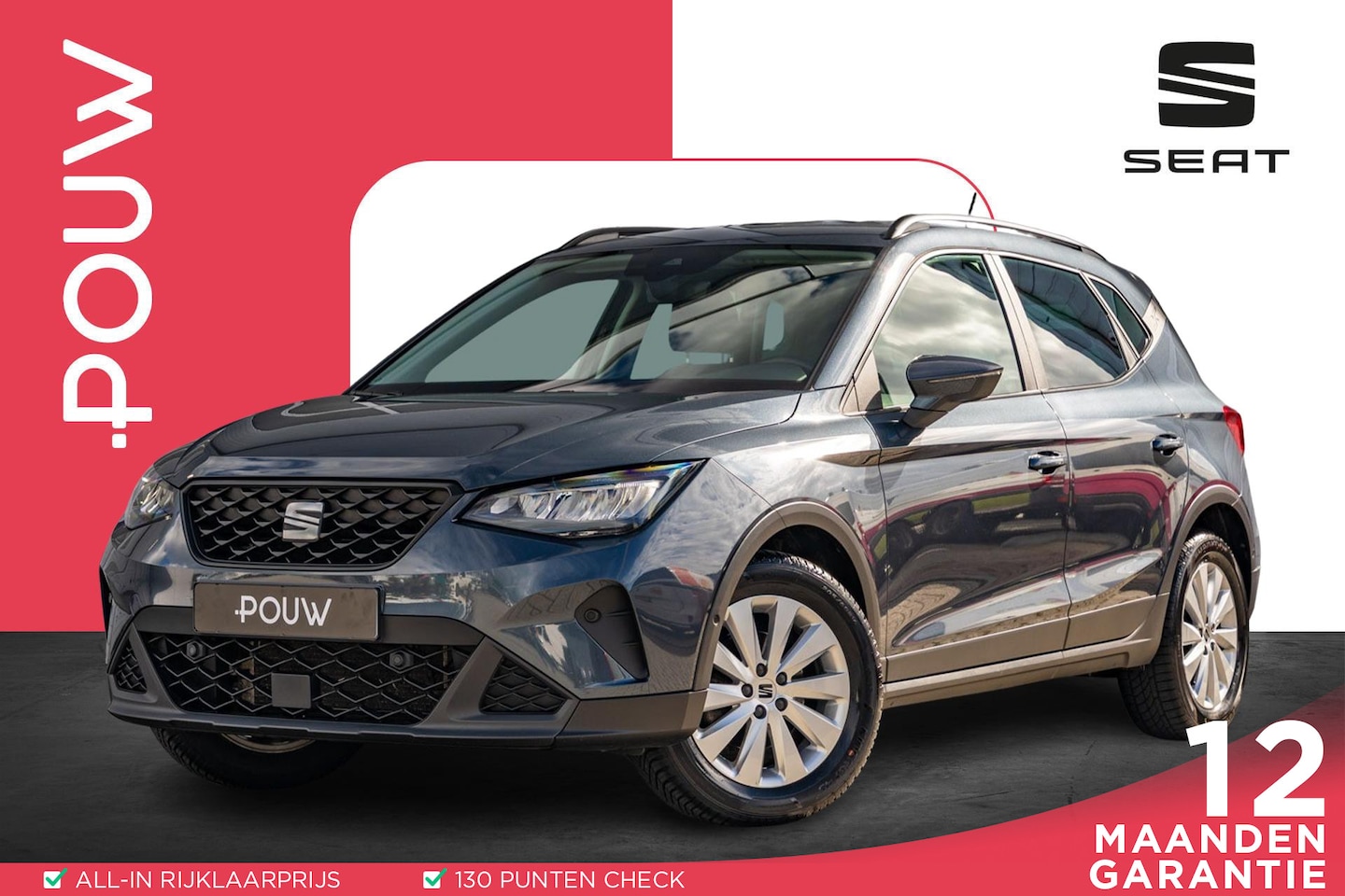 SEAT Arona - 1.0 TSI 95pk Style | Navigatie | Achteruitrijcamera | Stoelverwarming - AutoWereld.nl