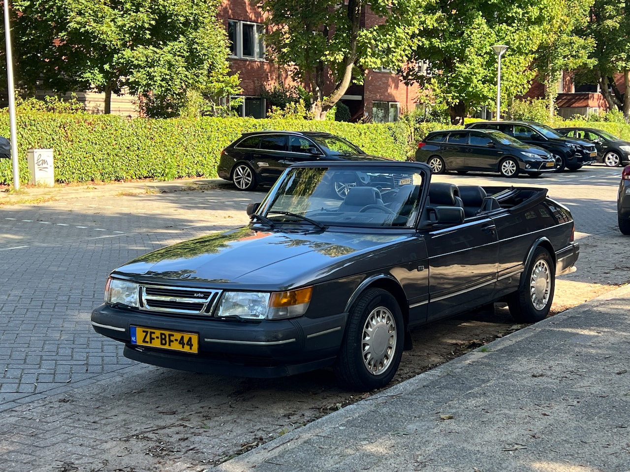 Saab 900 Cabrio - 2.0 Turbo 16 classic cabrio Odoardo Grey 1991 - AutoWereld.nl