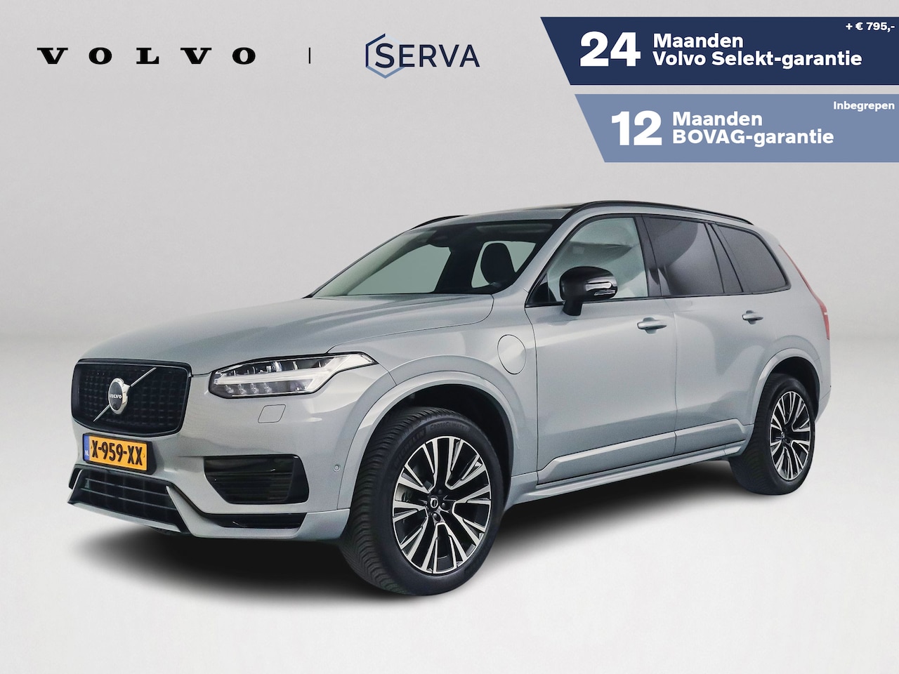 Volvo XC90 - T8 Recharge AWD Ultimate Dark | Panoramadak | Harman Kardon | 360º camera | Luchtvering | - AutoWereld.nl