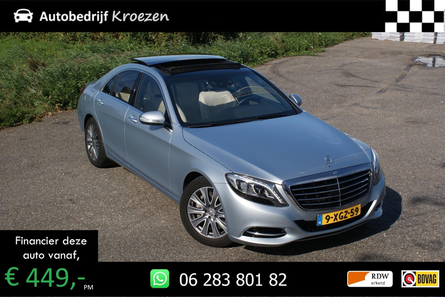 Mercedes-Benz S-klasse - 500 Prestige | 1e Eig, | Org NL | Soft Close | Pano | Burmerster | - AutoWereld.nl